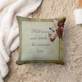 Vintage Märchen personalisiert Kissen (Decke)