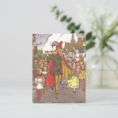 Vintage Märchen Piper von Hamelin von Hauman Einladung (Stehend Vorderseite)