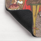 Vintage Märchen Piper von Hamelin von Hauman Mousepad (Ecke)