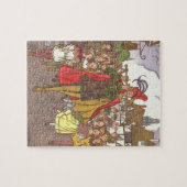 Vintage Märchen Piper von Hamelin von Hauman Puzzle (Horizontal)