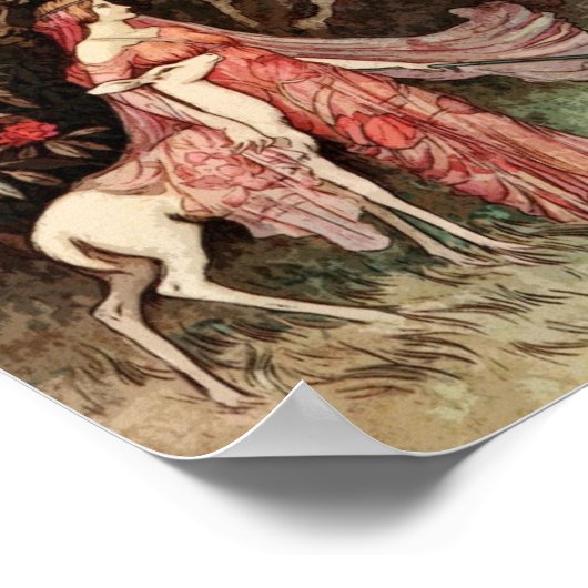 Vintage Märchen Poster (Ecke)