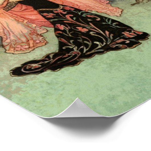 Vintage Märchen Poster (Ecke)