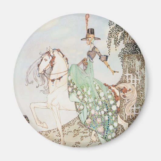 Vintage Märchen, Prinzessin Minette, Kay Nielsen Magnet (Vorne)