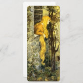 Vintage Märchen, Rapunzel mit Langblonde (Vorne/Hinten)