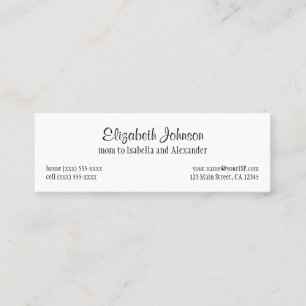 Vintage Märchen, Rapunzel mit Langblonde Telefonnummerkarte