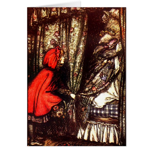 Vintage Märchen Rotkäppchen (Vorne)