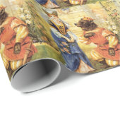 Vintage Märchen, Schönheit und Bestie Geschenkpapier (Rolleneckpunkt)