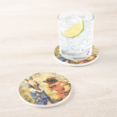 Vintage Märchen, Schönheit und Bestie Getränkeuntersetzer (Seite)