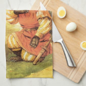 Vintage Märchen, Schönheit und Bestie Handtuch (Viertel Falte)