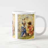 Vintage Märchen, Schönheit und Bestie Jumbo-Tasse (Rechts)