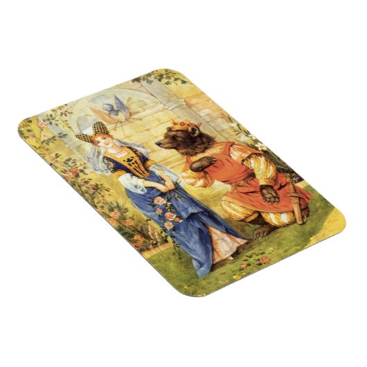 Vintage Märchen, Schönheit und Bestie Magnet (Rechte Seite)