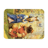 Vintage Märchen, Schönheit und Bestie Magnet (Horizontal)