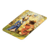 Vintage Märchen, Schönheit und Bestie Magnet (Linke Seite)