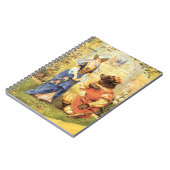 Vintage Märchen, Schönheit und Bestie Notizblock (Linke Seite)