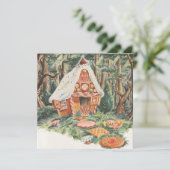 Vintage Märchen, Sonnenwohnung Einladung (Stehend Vorderseite)