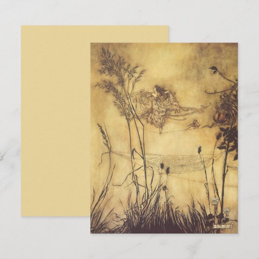 Vintage Märchen von Arthur Rackham Einladung (Vorne/Hinten)
