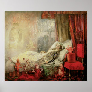 Vintage Märchen, Zeug, aus dem Träume gemacht sind Poster