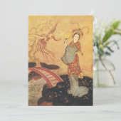 Vintage Märchenprinzessin Badoura, Edmund Dulac (Stehend Vorderseite)