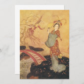 Vintage Märchenprinzessin Badoura, Edmund Dulac (Vorne/Hinten)