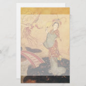 Vintage Märchenprinzessin Badoura, Edmund Dulac (Vorne/Hinten)