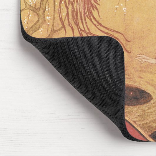 Vintage Märchenprinzessin Badoura, Edmund Dulac Mousepad (Ecke)