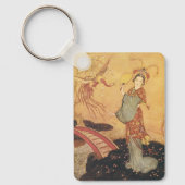 Vintage Märchenprinzessin Badoura, Edmund Dulac Schlüsselanhänger (Vorderseite)