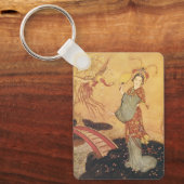 Vintage Märchenprinzessin Badoura, Edmund Dulac Schlüsselanhänger (Vorderseite)