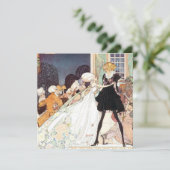 Vintage Märchenprinzessin Hochzeit speichern das D Save The Date (Stehend Vorderseite)