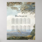 Vintage Märchenschloss Poster (Vorne)