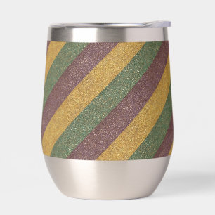 Vintage Mardi Gras gestreift