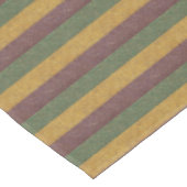Vintage Mardi Gras gestreift Tischdecke (Schrägansicht)