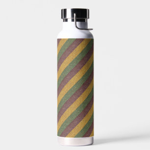 Vintage Mardi Gras gestreift Trinkflasche