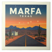 Vintage Marfa Texas Fliese (Vorderseite)
