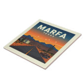Vintage Marfa Texas Fliese (Seite)
