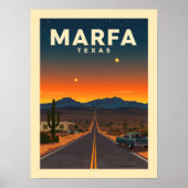 Vintage Marfa Texas Poster (Vorne)