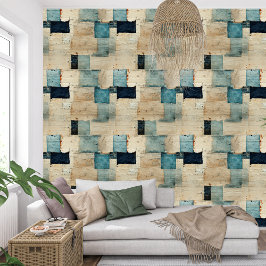 Vintage marineblau-Indigo-Textur Tapete