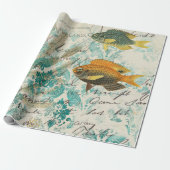 Vintage-Maritim Geschenkpapier (Ungerollt)