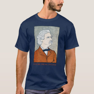 Vintage Mark Twain - Erkunden. Träumen. Entdecken. T-Shirt