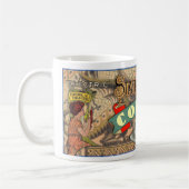 VINTAGE Marke "STAAT ALMANAC COFFEE" Kaffeetasse (Links)