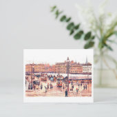 Vintage-Markt, Nottingham, Postkarte (Stehend Vorderseite)