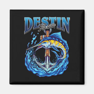 Vintage Marlin Nautischer Anker Destin Florida Fis Magnet