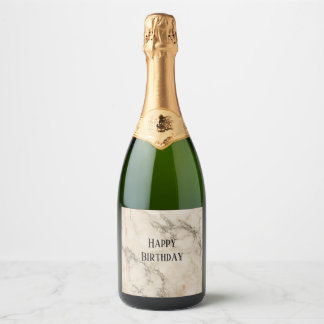 vintage Marmor Champagnerflaschenetikett  Schaumweinetikett