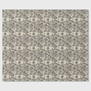 Vintage marokkanische Toile Kameloase Palmbaum Geschenkpapier