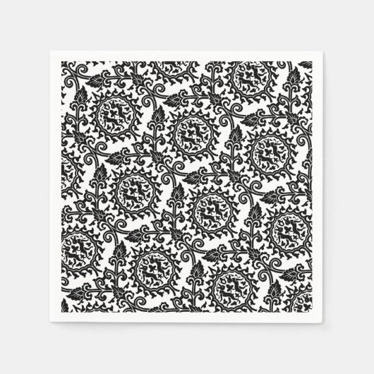 Vintage-Marokkanisches Muster Serviette (Vorderseite)