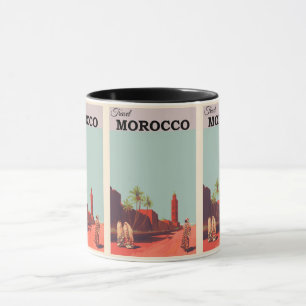 Vintage Marokko: Exotischer Reiseurlaub  Tasse