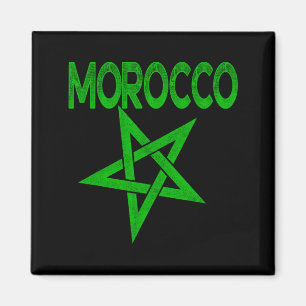 Vintage Marokko I Love Marokko Karte Marokko Fußba Magnet