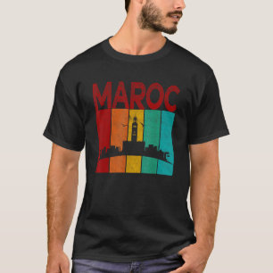 Vintage Marokko  Ich liebe Marokko Karte Marokko F T-Shirt