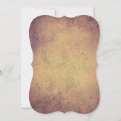 Vintage Marquis Hochzeitseinladung Einladung (Rückseite)