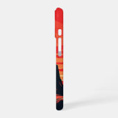 Vintage Mars Landscape iPhone 16 Hülle (Linke Seite)