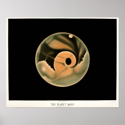 Vintage Mars Poster (Vorne)